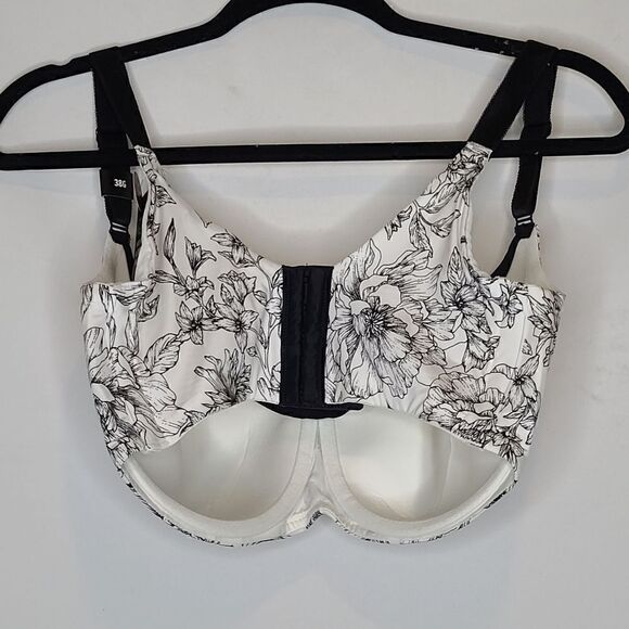 42F Torrid White Balconette Bra Full Coverage Back Smoothing Underwire Lingerie. - Picture 5 of 8